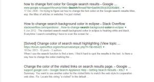 ¿Resultados de búsqueda de Google en color negro? resultados busquedas google negro