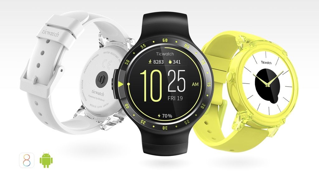 Ticwatch E y S: relojes con Android Wear 2.0 baratos