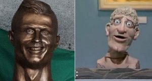 Las redes se inundan de memes por el «Busto de Cristiano Ronaldo» busto cristiano ronaldo