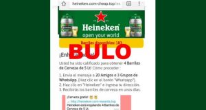 ¿Heineken regala barriles de cerveza? No, es una estafa de WhatsApp Heineken regala barriles de cerveza es una estafa de WhatsApp