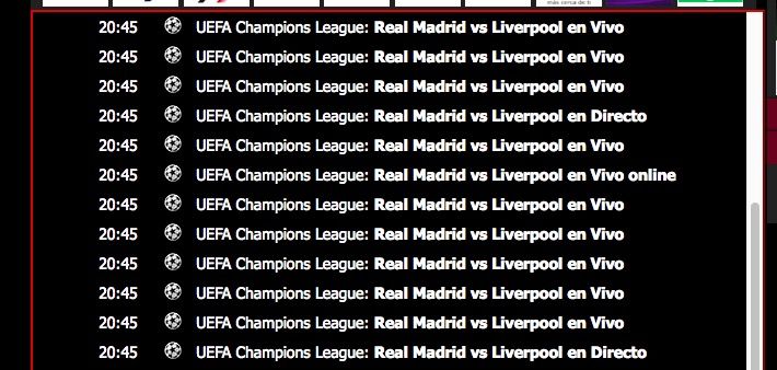Ver Real Madrid Liverpool online y gratis