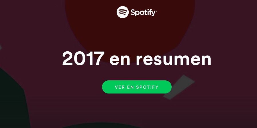 Ver resumen Spotify 2017