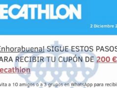 Los cupones de 200 euros de Decathlon que circulan por WhatsApp son falsos Los cupones de 200 euros de Decathlon que circulan por WhatsApp son falsos