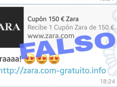 Cuidado, el cupón de 150 € de Zara que circula WhatsApp es falso cupón de 150 € de Zara que circula WhatsApp es falso
