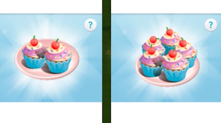 conseguir pastelitos en Los Sims Móvil