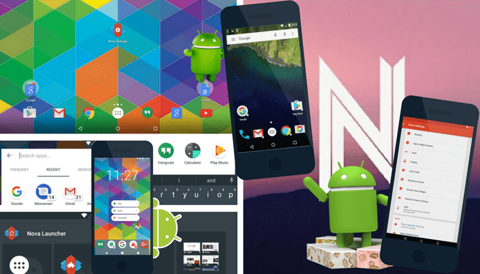 cómo tener la apariencia de Android Nougat en cualquier Android