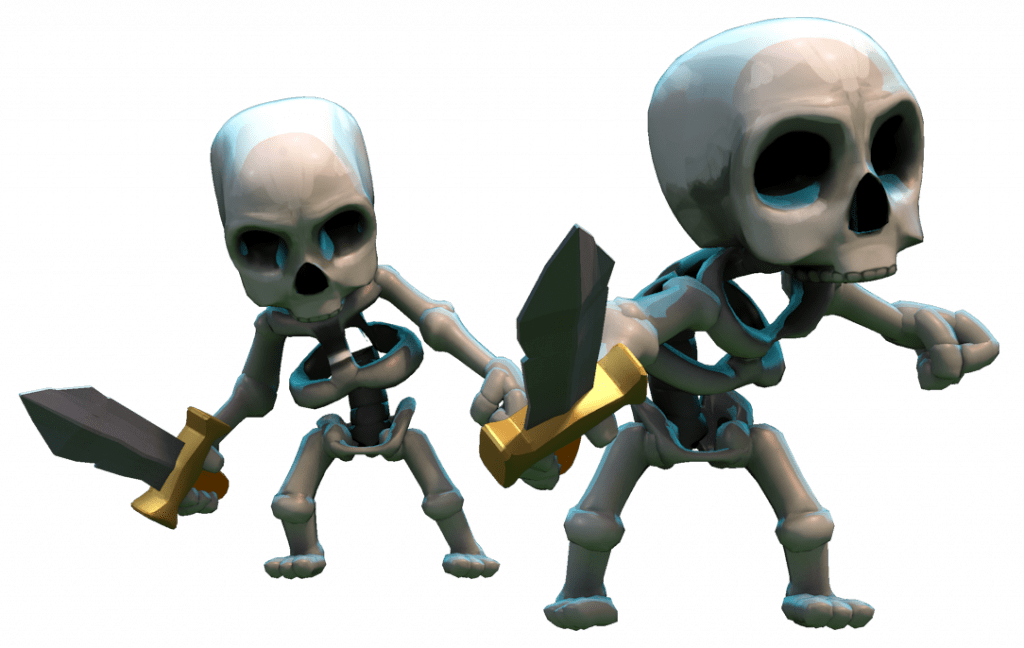 mejores mazos misiones esqueletos clash royale