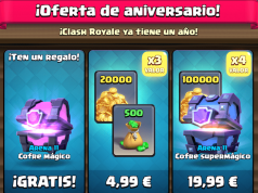 Consigue un cofre mágico gratis en Clash Royale, ¡Oferta de Aniversario! oferta aniversario clash royale cofre gratis