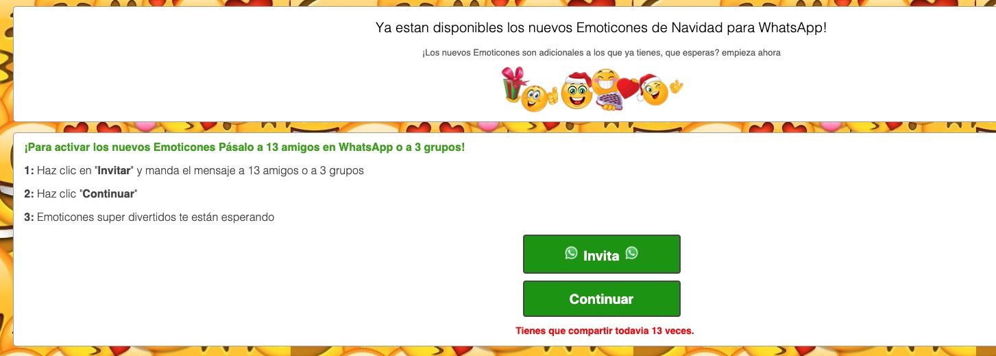 timo activar emoticonos animados navidad whatsapp 2020